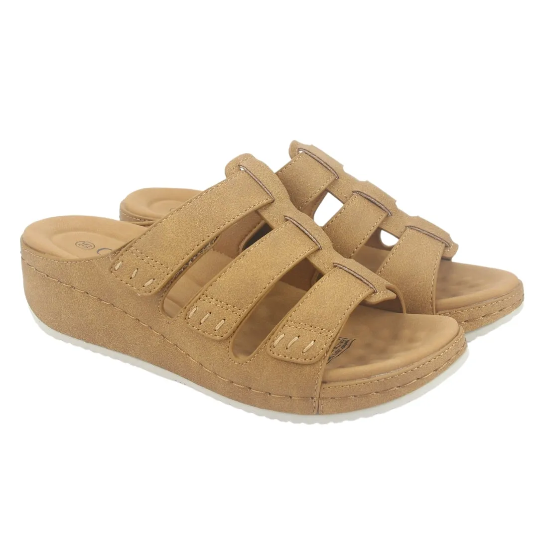 Sandalia Chalada Mujer Kopa-1 Camel Casual