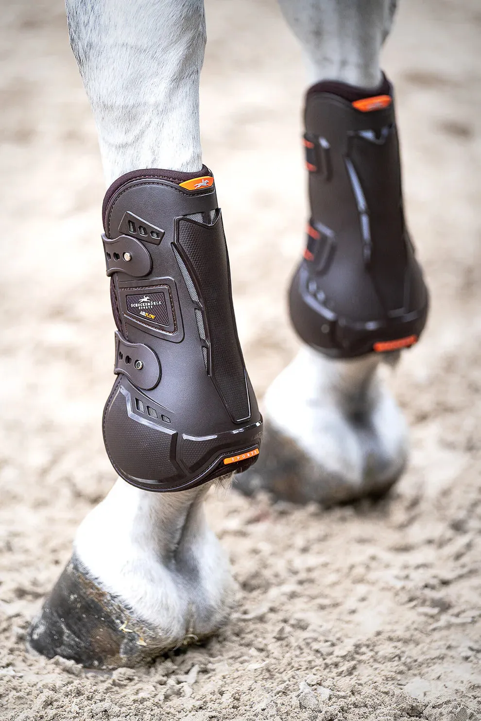 Schockemohle Air Flow Champion Tendon Boots Brown
