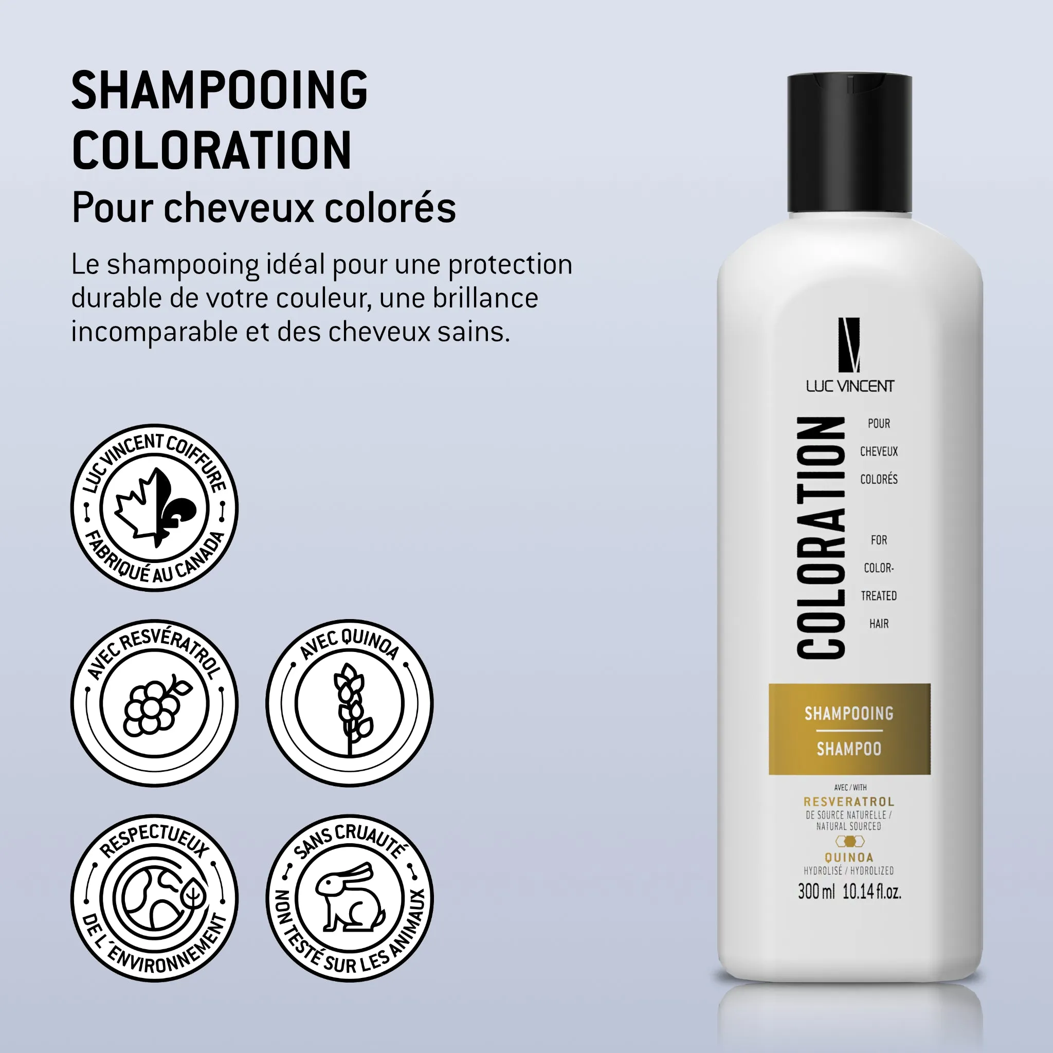 Shampooing coloration pour cheveux colorés
