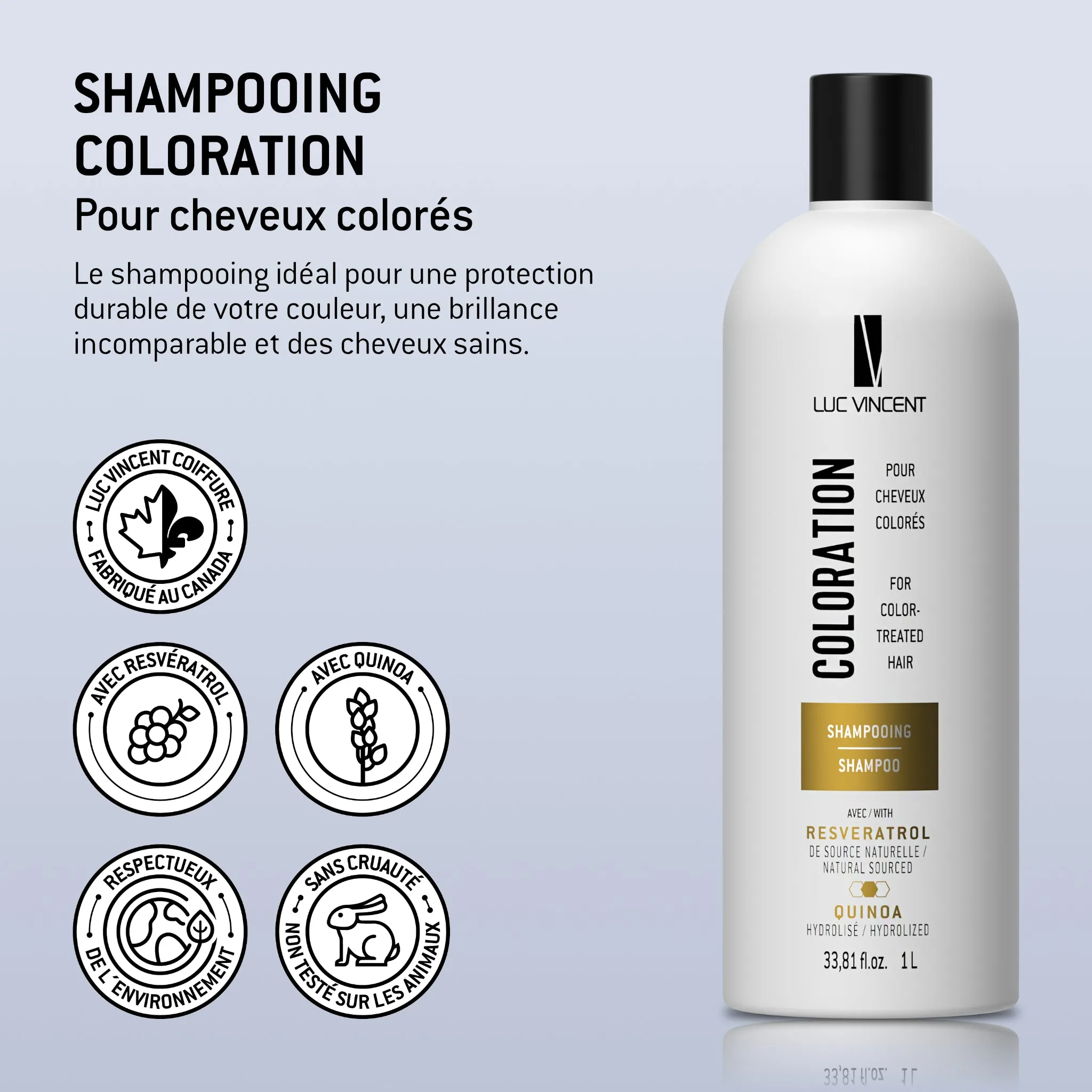 Shampooing coloration pour cheveux colorés