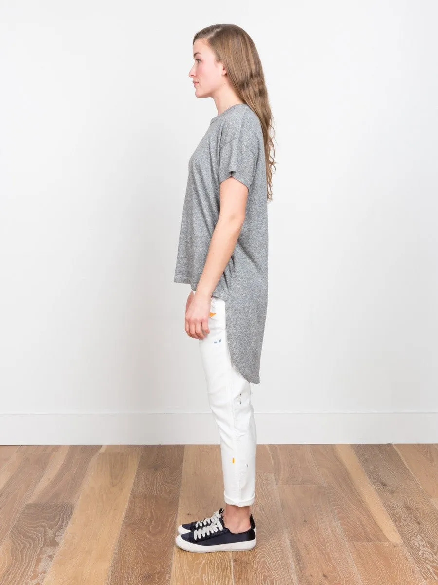 shirttail tee - grey