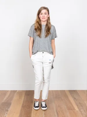 shirttail tee - grey