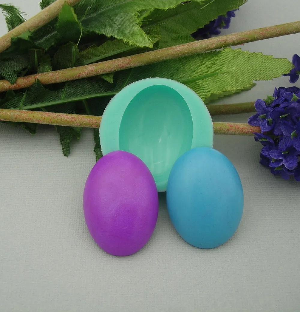Silicone Mold Oval Cabochon Stone Jewelry Making Resin Polymer Clay.