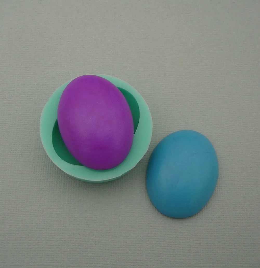 Silicone Mold Oval Cabochon Stone Jewelry Making Resin Polymer Clay.