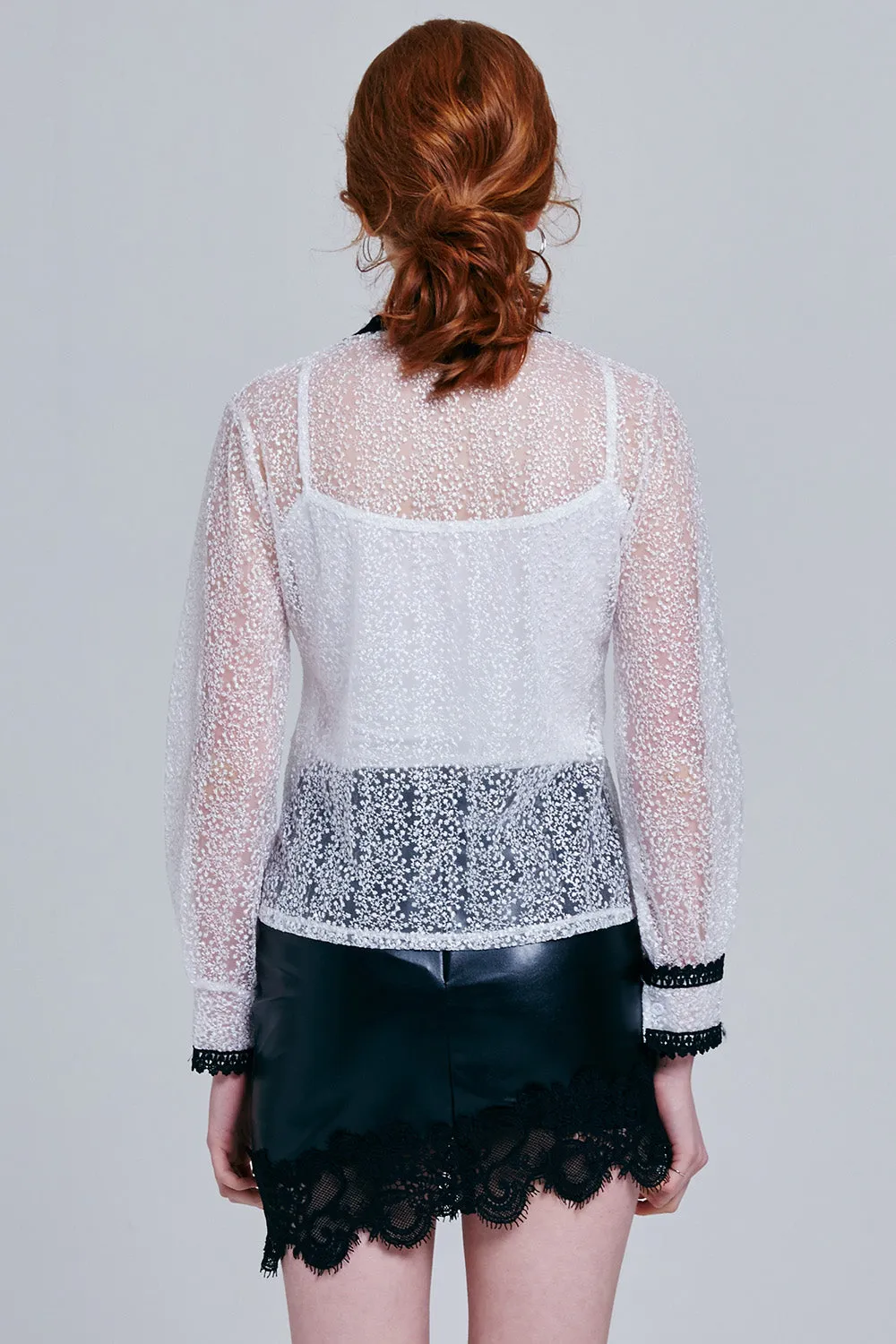 Sloane Sheer Lace Blouse