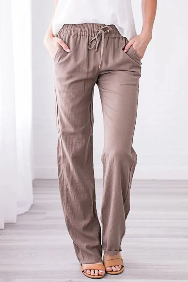 Solid Color Cozy Pants