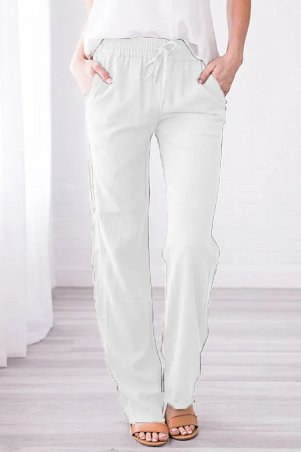 Solid Color Cozy Pants