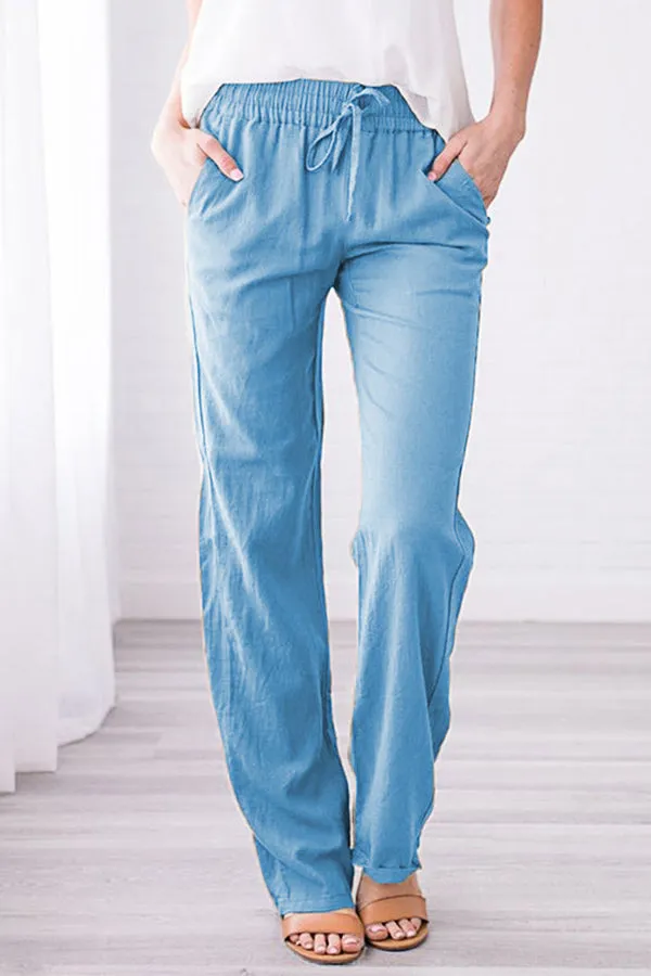 Solid Color Cozy Pants