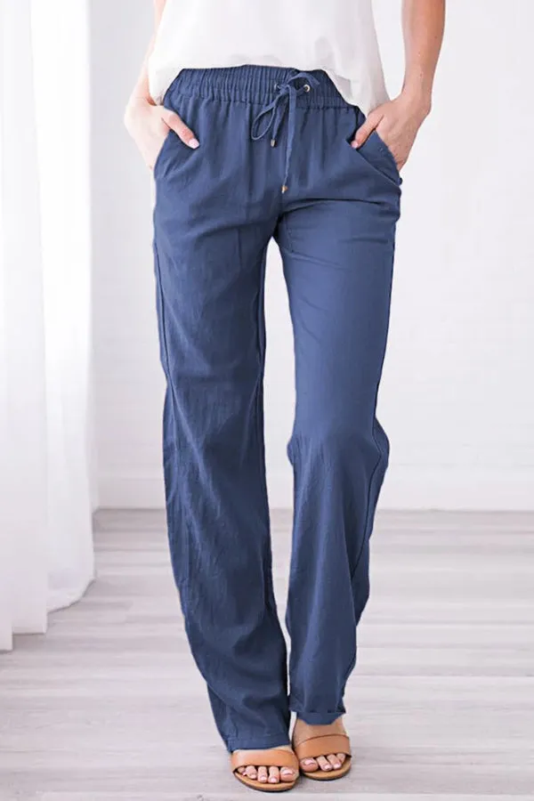 Solid Color Cozy Pants