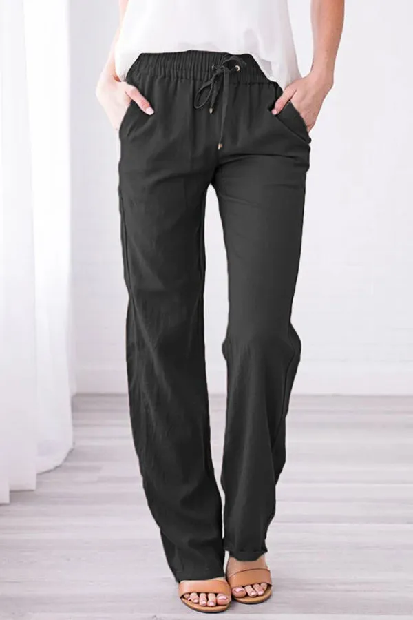 Solid Color Cozy Pants