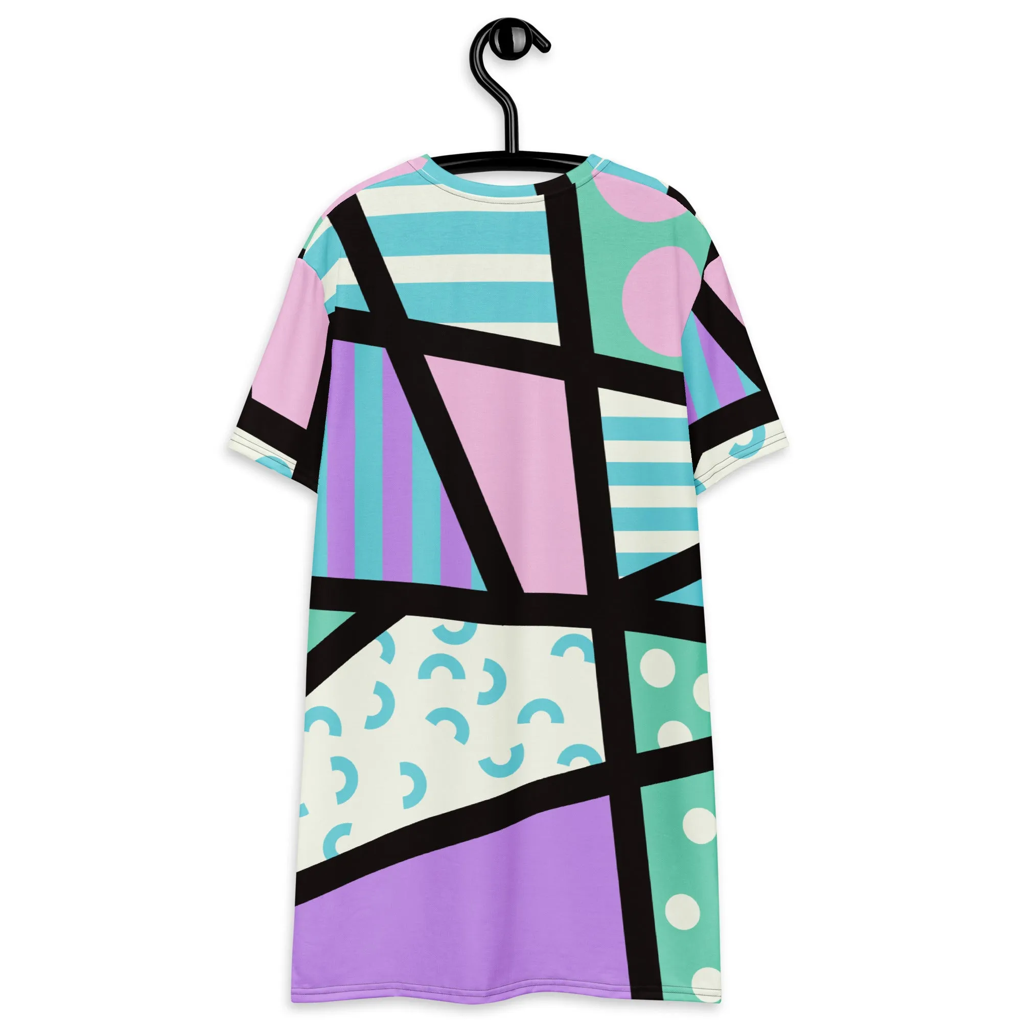 T-shirt dress, Memphis Harajuku Pastel