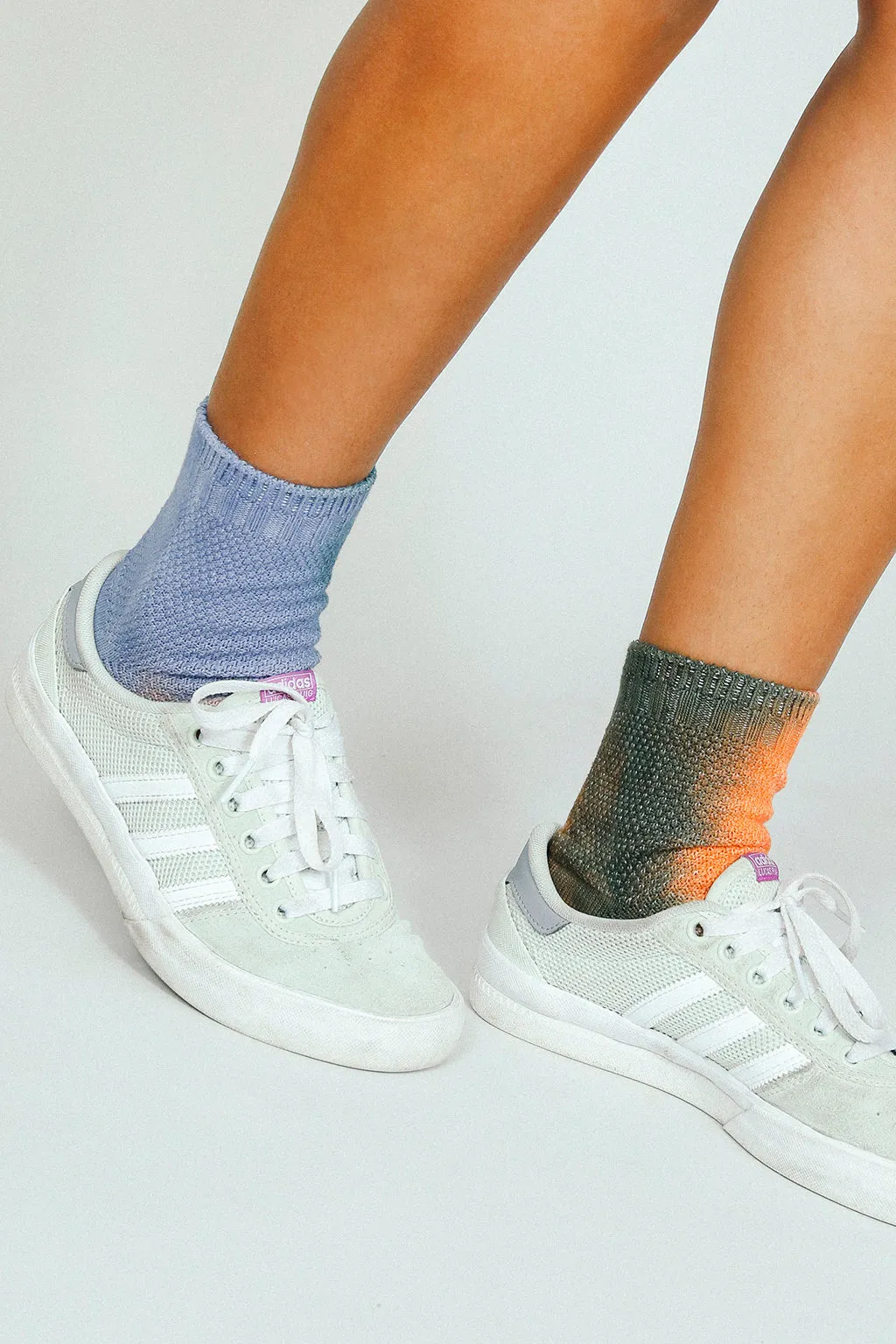 Thermal Tie Dye Knit Ankle Sock