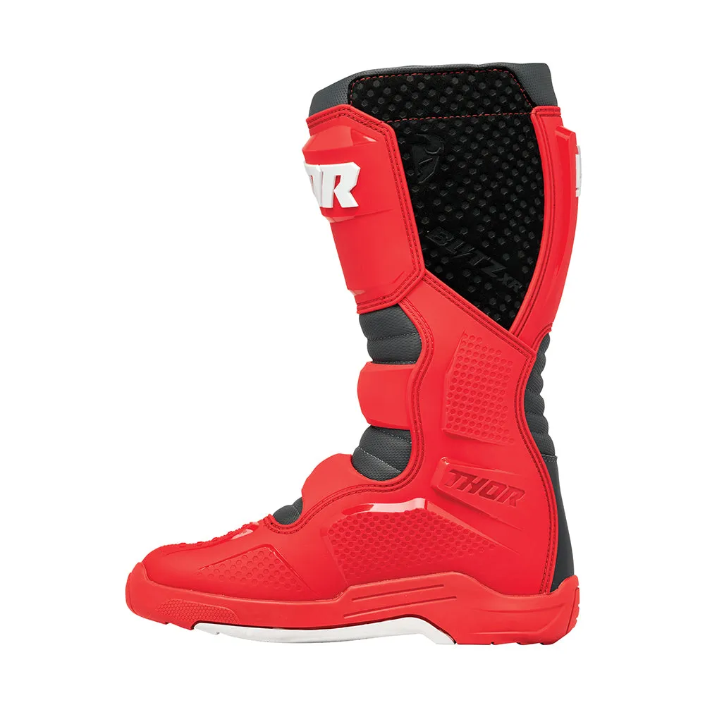 Thor Blitz XR Boots Red/Charcoal