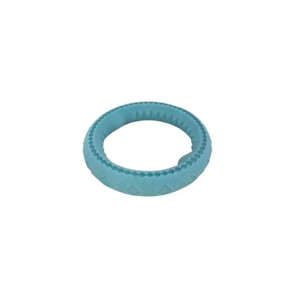 Totally Pooched Chew n' Tug Rubber Ring Dog Toy