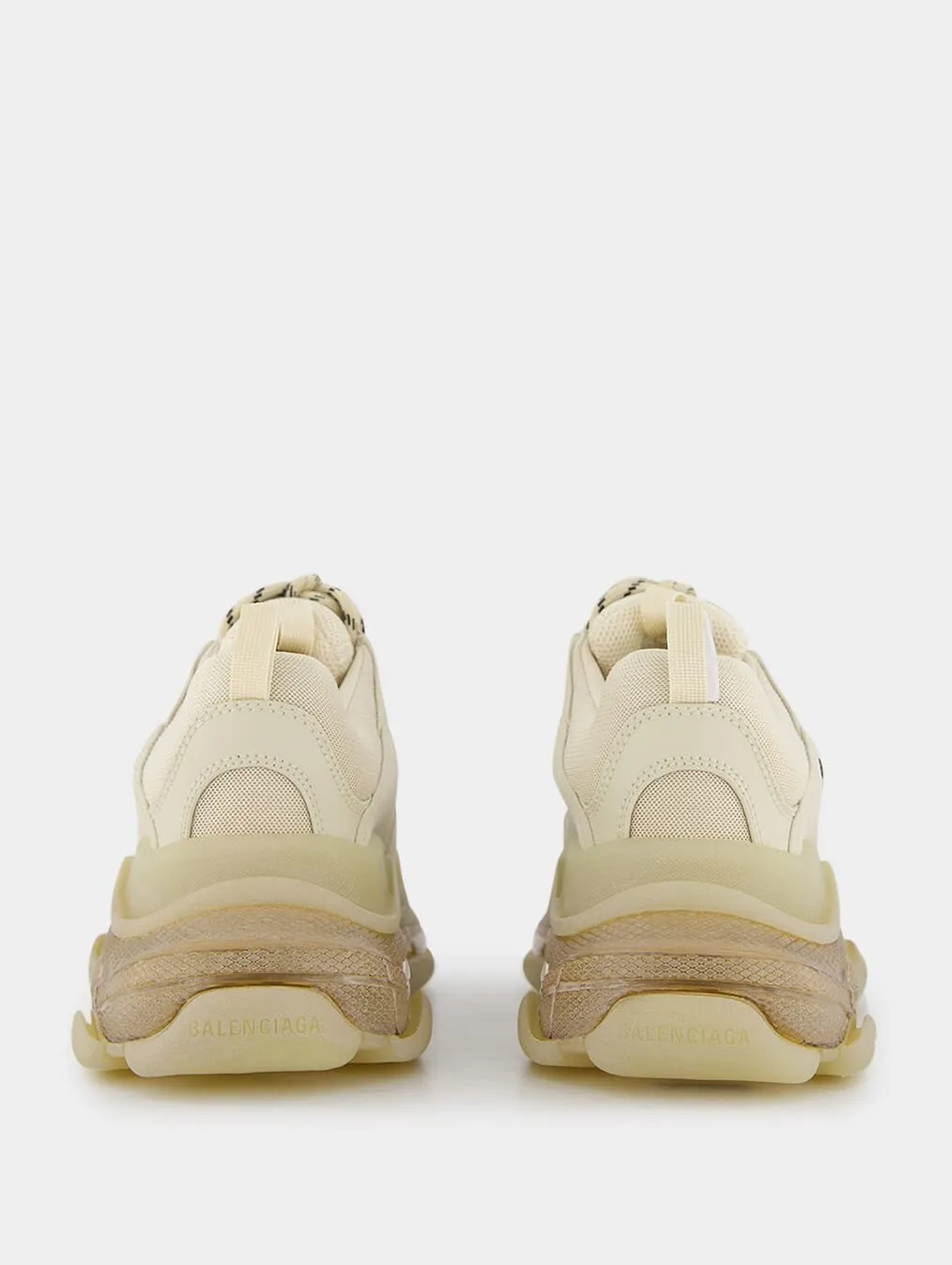 Triple S Clear-Sole Low-Top Sneakers