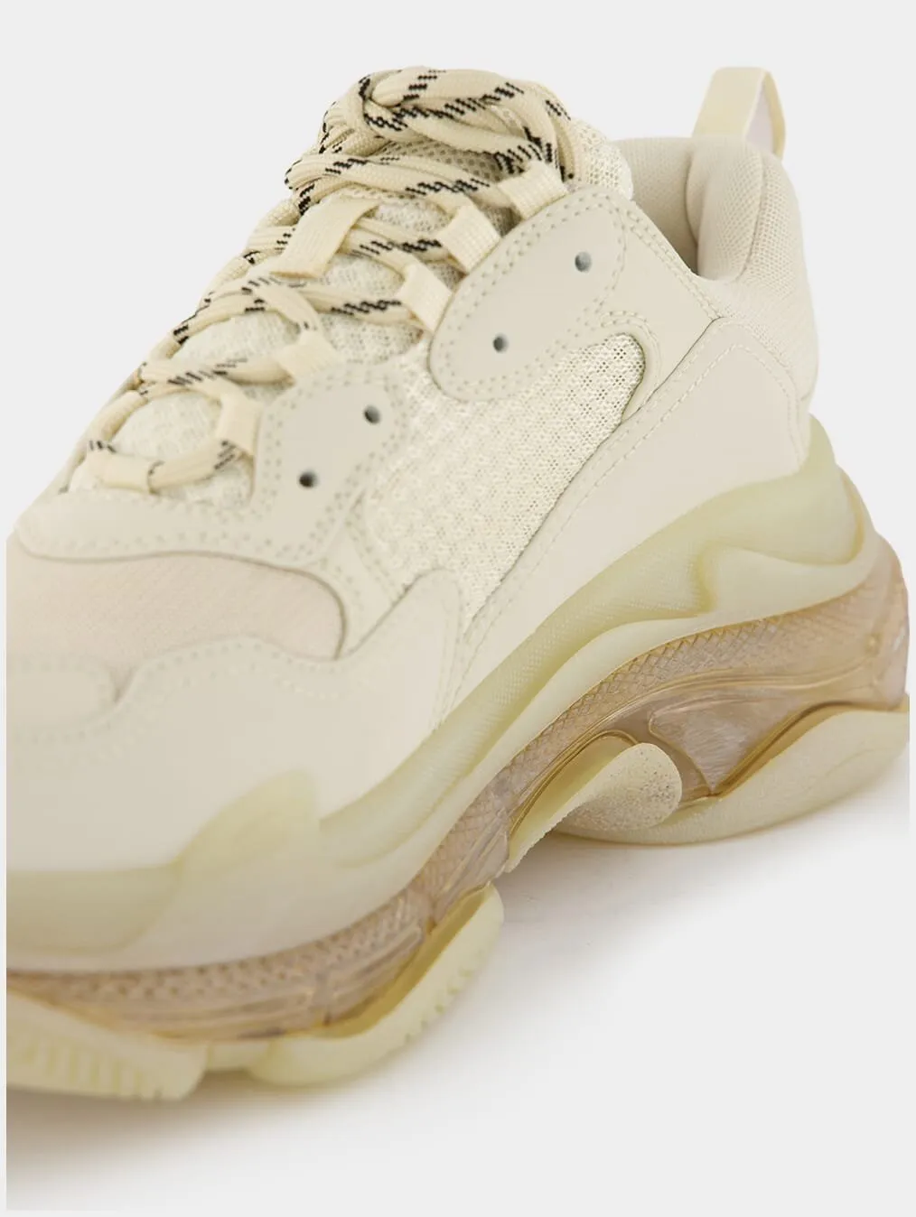 Triple S Clear-Sole Low-Top Sneakers