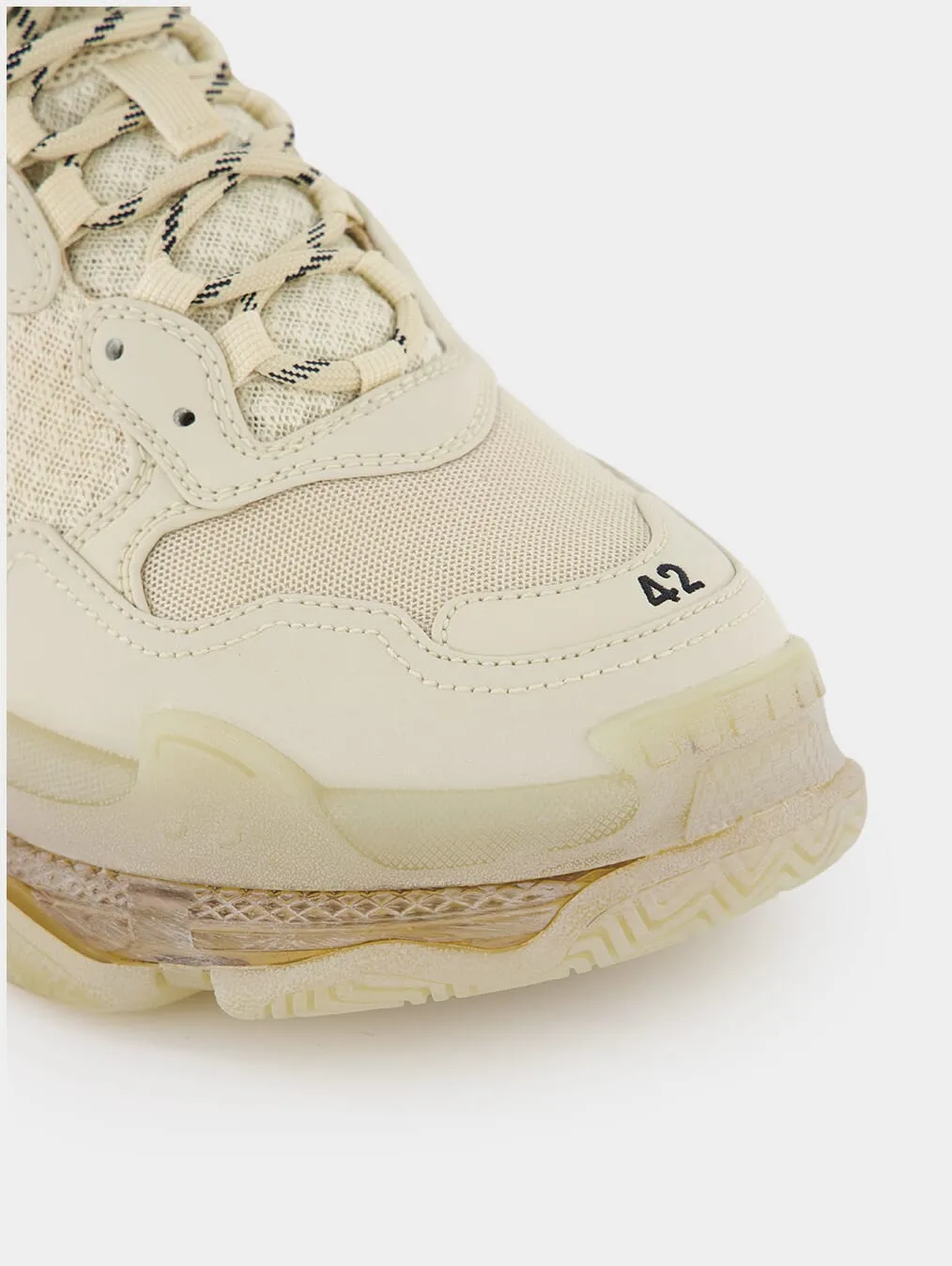 Triple S Clear-Sole Low-Top Sneakers