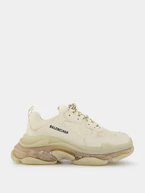 Triple S Clear-Sole Low-Top Sneakers