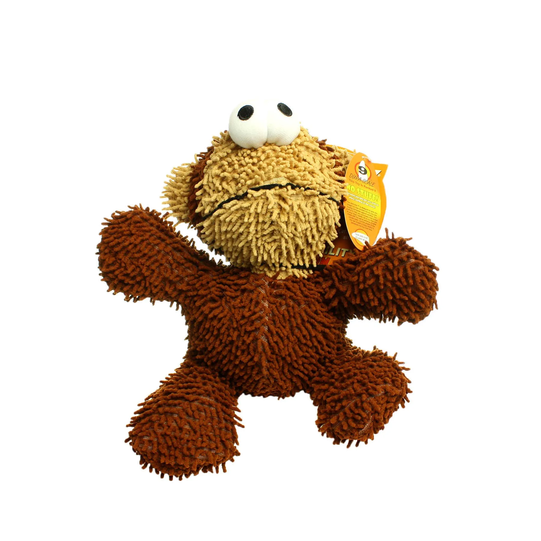 Tuffy Dog Toys - VIP Products - Mighty Microfiber Ball Monkey, Durable, Squeaky Dog Toy