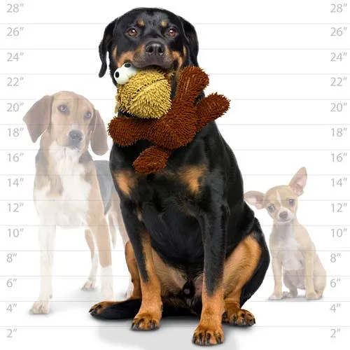 Tuffy Dog Toys - VIP Products - Mighty Microfiber Ball Monkey, Durable, Squeaky Dog Toy