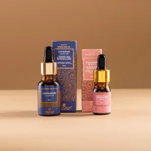 Varaasa Mini Face & Hair Essentials - Set of 2 Premium Ayurvedic Oils