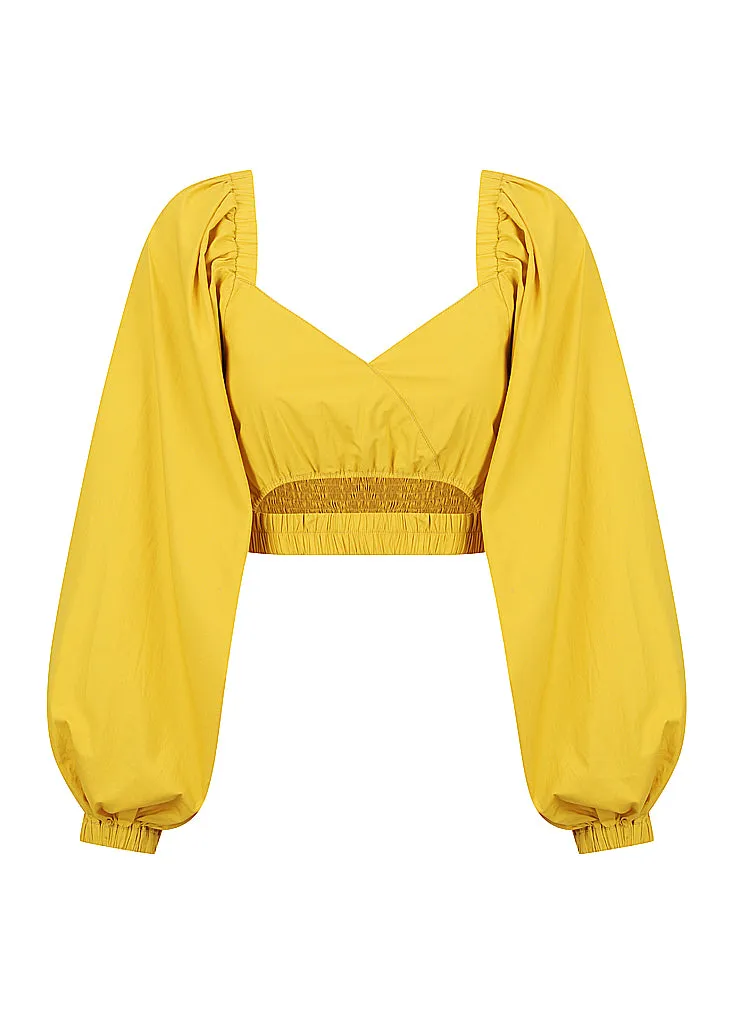 Waist Band Crop | Elasticised Mini Skirt