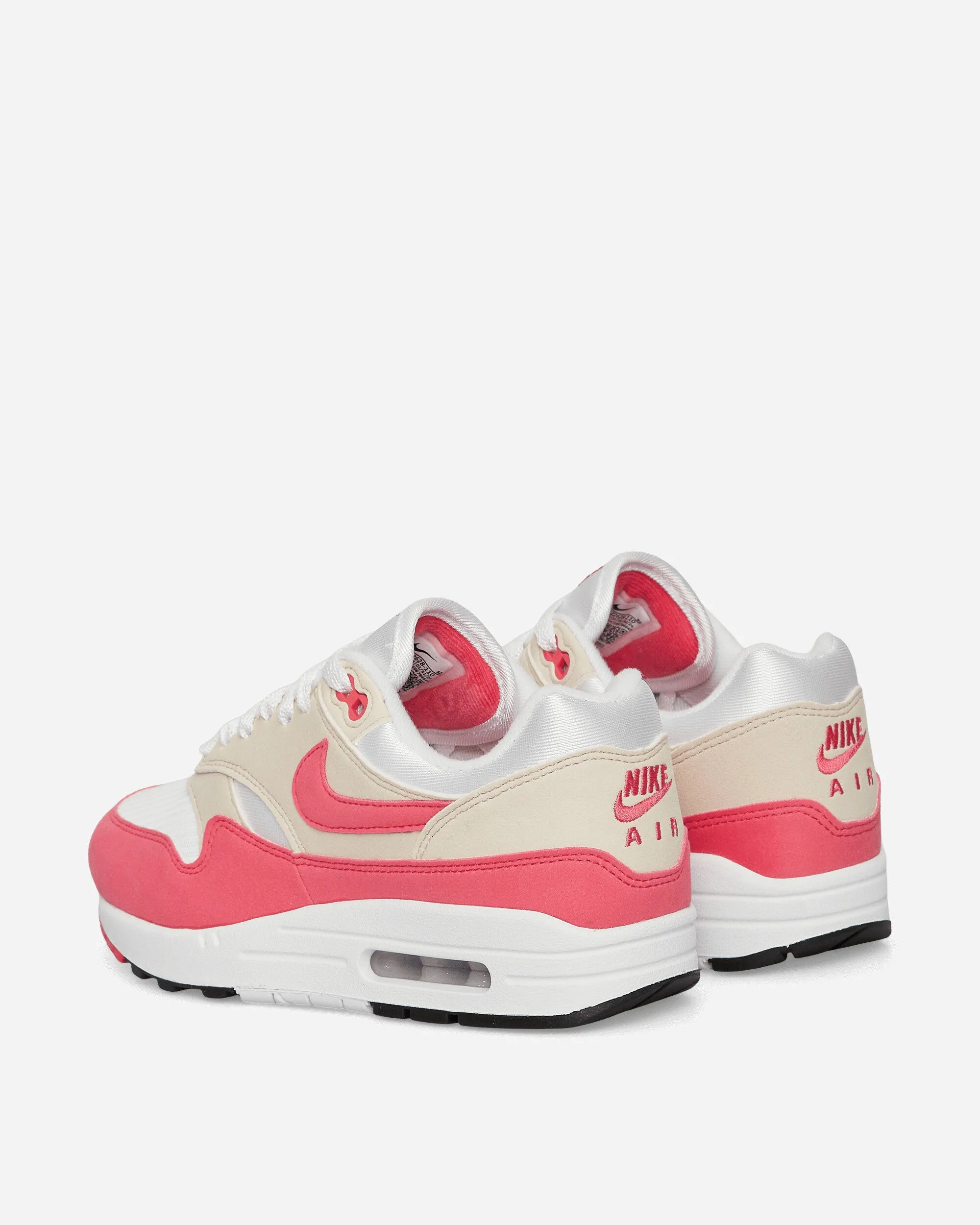 Women's Air Max 1 Sneakers White / Aster Pink / Light Orewood Brown