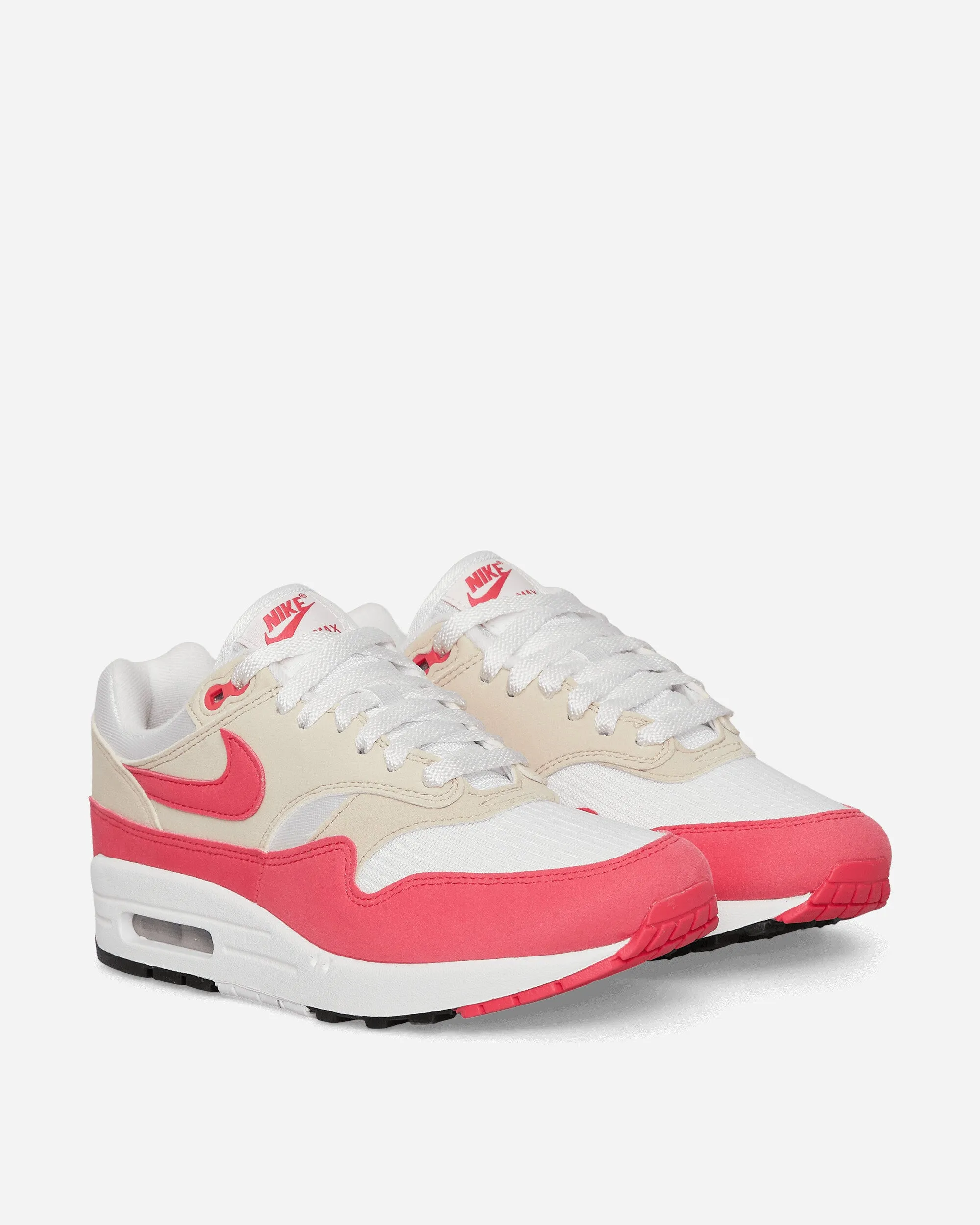 Women's Air Max 1 Sneakers White / Aster Pink / Light Orewood Brown