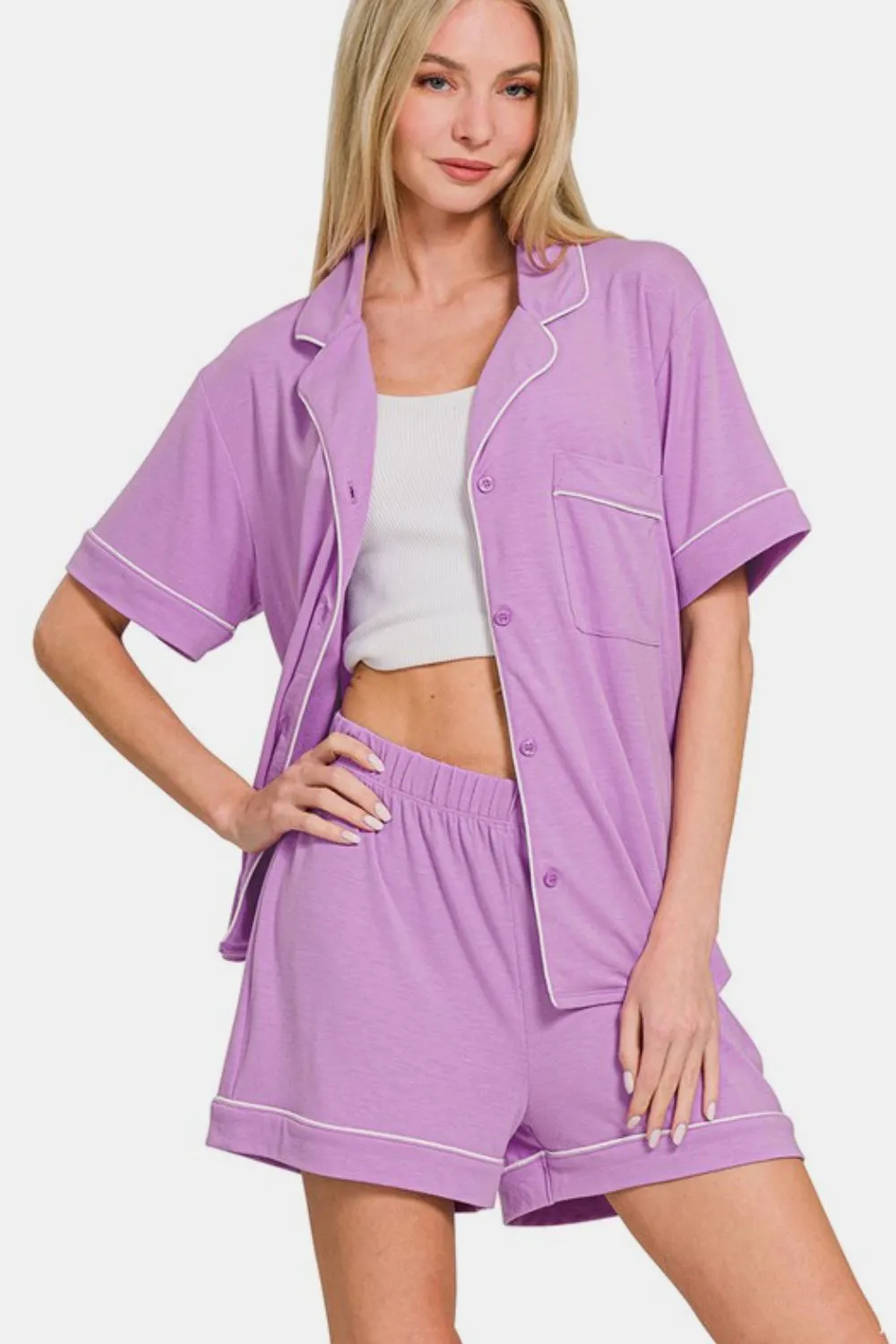Zena Lounge Set - Lilac